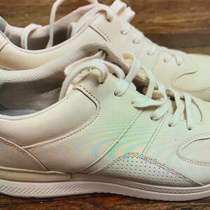 O By EVERLANE The Trainer Blush Pink Leather Sneaker, W15/M13